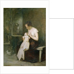 Young Mother, study for a painting for the Salon of 1879 by Eugene Carriere