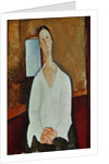 Madame Zborowska with Clasped Hands, c.1917 by Amedeo Modigliani
