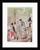 The Terrace of the Cafe de la Rotonde in 1814 by Georg Emanuel Opitz