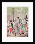 The Terrace of the Cafe de la Rotonde in 1814 by Georg Emanuel Opitz