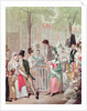 The Terrace of the Cafe de la Rotonde in 1814 by Georg Emanuel Opitz