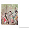 The Terrace of the Cafe de la Rotonde in 1814 by Georg Emanuel Opitz