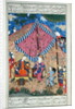 Ms D-184 fol.203a The Tent of the Persian Army by Persian School