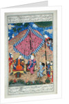 Ms D-184 fol.203a The Tent of the Persian Army by Persian School