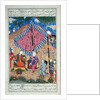 Ms D-184 fol.203a The Tent of the Persian Army by Persian School