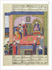 Ms D-184 fol.381a Interior of the King of Persia's Palace by Persian School