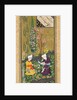 Ms C-860 fol.9a Two Figures Reading and Relaxing in an Orchard, c.1540-50 by Persian School