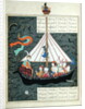 Ms D-212 fol.353a The Journey of Alexander the Great on the China Sea by Persian School