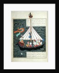 Ms D-212 fol.353a The Journey of Alexander the Great on the China Sea by Persian School