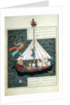 Ms D-212 fol.353a The Journey of Alexander the Great on the China Sea by Persian School