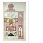 Ms D-212 fol.221b Bahram Visits the Princess of Rum by Persian School