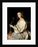 Young Woman Playing a Viola da Gamba by Anthony van Dyck