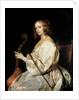 Young Woman Playing a Viola da Gamba by Anthony van Dyck