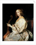 Young Woman Playing a Viola da Gamba by Anthony van Dyck