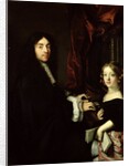 Portrait of Charles Couperin and the Daughter of the Artist, 1665-79 by Claude Lefebvre