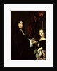 Portrait of Charles Couperin and the Daughter of the Artist, 1665-79 by Claude Lefebvre