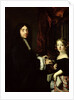 Portrait of Charles Couperin and the Daughter of the Artist, 1665-79 by Claude Lefebvre