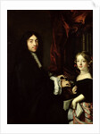 Portrait of Charles Couperin and the Daughter of the Artist, 1665-79 by Claude Lefebvre