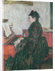 Madame Pascal at the piano in the salon of the Chateau de Malrome, 1895 by Henri de Toulouse-Lautrec