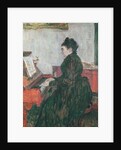 Madame Pascal at the piano in the salon of the Chateau de Malrome, 1895 by Henri de Toulouse-Lautrec