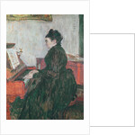 Madame Pascal at the piano in the salon of the Chateau de Malrome, 1895 by Henri de Toulouse-Lautrec