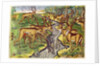 Stag Hunt by Jacques Le Moyne