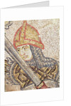 A soldier with a sword by Veneto-Byzantine School