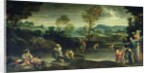 Fishing by Annibale Carracci