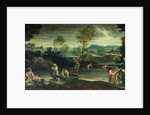 Fishing by Annibale Carracci