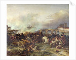 Battle of Montereau, 18th February 1814 by Jean Charles Langlois