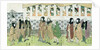 Actors Walking by Utagawa Toyokuni