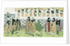 Actors Walking by Utagawa Toyokuni