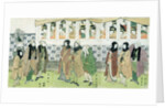 Actors Walking by Utagawa Toyokuni
