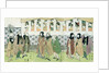 Actors Walking by Utagawa Toyokuni