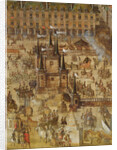 The Place Royale and the Carrousel in 1612 by French School