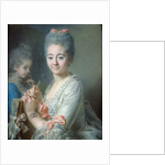 Madame Theodore Lacroix Drawing a Portrait of her Daughter, Suzanne Felicite by Jean Valade