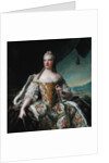 Dauphine Marie-Josephe de Saxe 1751 by Jean-Marc Nattier