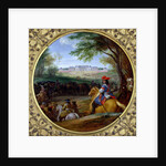 View of the Palace of Versailles in 1669 by Adam Frans van der Meulen