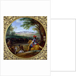 View of the Palace of Versailles in 1669 by Adam Frans van der Meulen