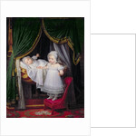 Henri-Charles-Ferdinand of Artois Duke of Bordeaux and his Sister Louise-Marie-Therese of Artois at the Tuileries by Louis Hersent