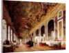 The Hall of Mirrors at Versailles used as Military Hospital for Tending Wounded Prussians in 1871 by Victor Buchereau