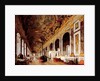 The Hall of Mirrors at Versailles used as Military Hospital for Tending Wounded Prussians in 1871 by Victor Buchereau