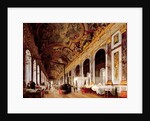 The Hall of Mirrors at Versailles used as Military Hospital for Tending Wounded Prussians in 1871 by Victor Buchereau