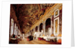 The Hall of Mirrors at Versailles used as Military Hospital for Tending Wounded Prussians in 1871 by Victor Buchereau