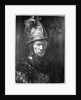 Portrait of a Man with a Golden Helmet, 1648 by Rembrandt Harmensz. van Rijn