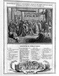 Consecration and Coronation of Henri IV at the Chartres Cathedral on the 27th January 1594, late 16th century by French School