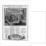 Consecration and Coronation of Henri IV at the Chartres Cathedral on the 27th January 1594, late 16th century by French School