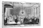 The Levee of King Louis XV by French School