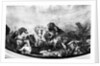 Attila the Hun and his hordes overrunning Italy and the Arts, 1838-47 by Ferdinand Victor Eugene Delacroix