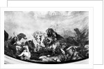 Attila the Hun and his hordes overrunning Italy and the Arts, 1838-47 by Ferdinand Victor Eugene Delacroix